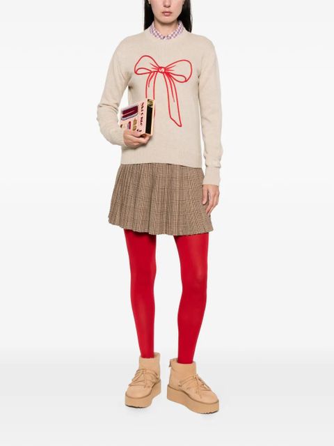 MC2 Saint Barth Tabatha English mini skirt - Brown - zdjęcie produktu nr 2