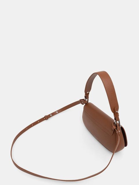 Coccinelle torebka skórzana kolor brązowy E5 QBB 52 01 01