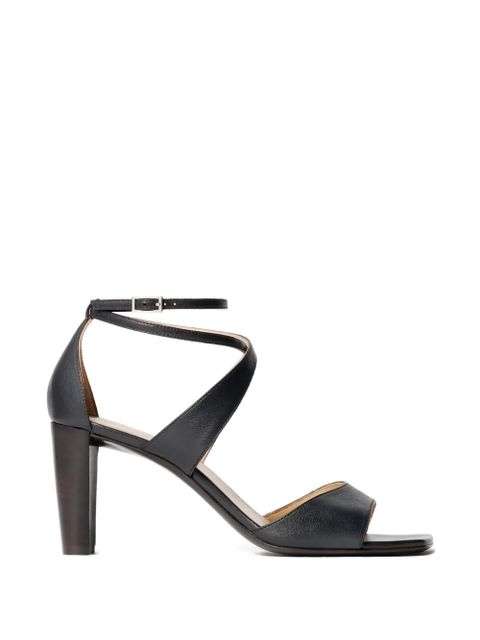 LEMAIRE ankle strap cross sandals - Black - zdjęcie produktu nr 1