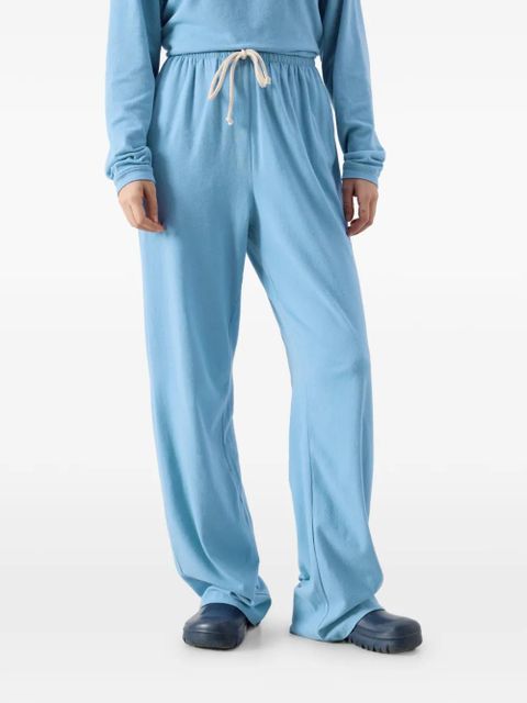 American Vintage Ypawood drawstring track pants - Blue