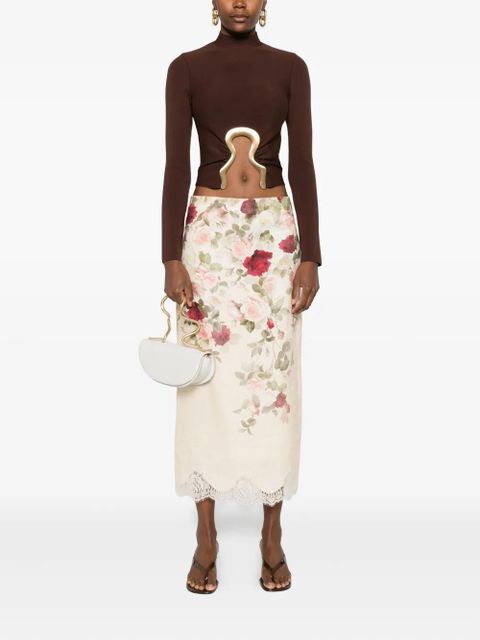 Cult Gaia high-neck embellished top - Brown - zdjęcie produktu nr 2