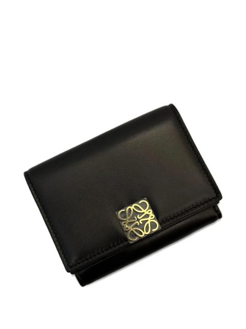LOEWE Anagram leather wallet - Black - zdjęcie produktu nr 1
