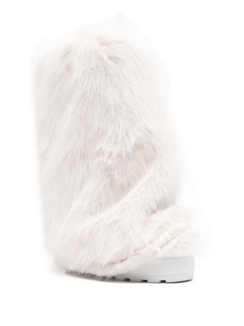 Casadei trimmed ankle boots - White