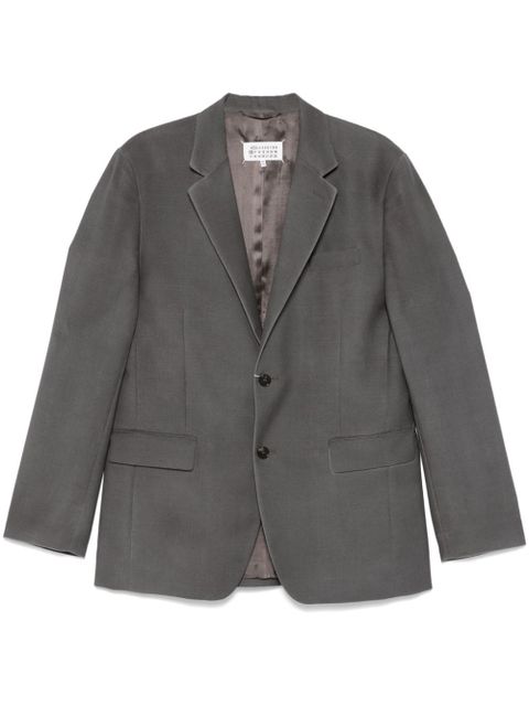 Maison Margiela single-breasted blazer - Grey - zdjęcie produktu nr 1