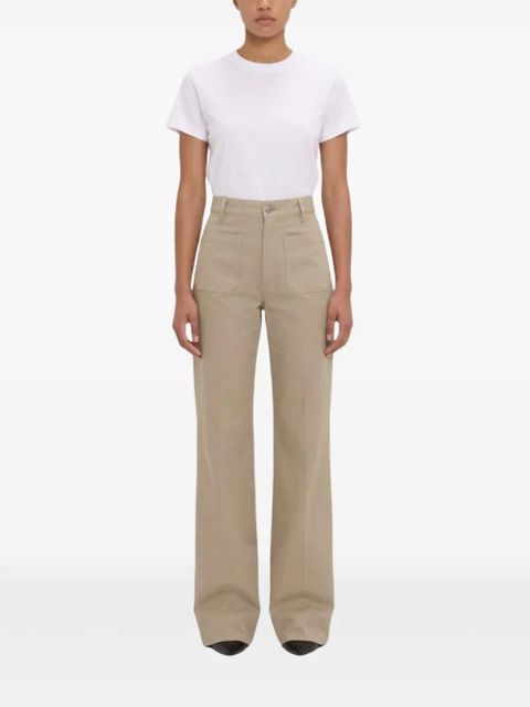 Victoria Beckham Alina patch-pockets jeans - Neutrals - zdjęcie produktu nr 2