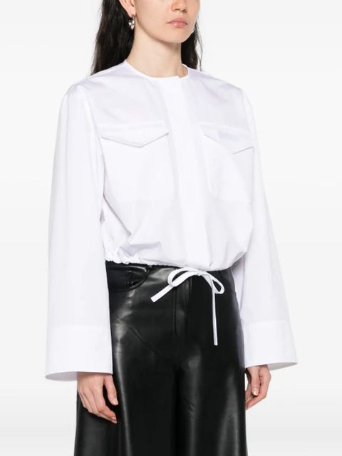 Givenchy pocket drawstring shirt - White