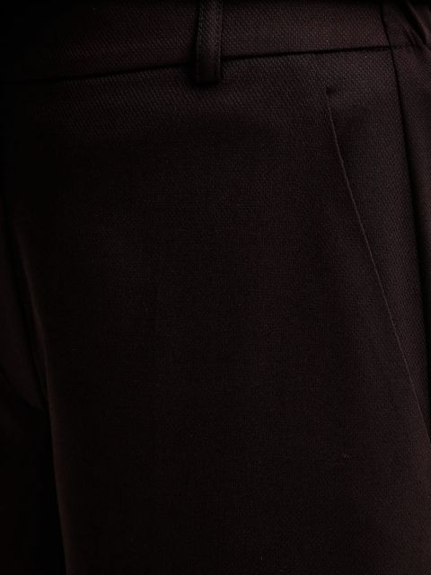 Answear.LAB spodnie damskie kolor bordowy szerokie high waist - zdjęcie produktu nr 2