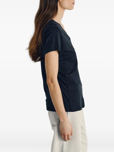 American Vintage Jacksonville scoop neck T-shirt - Blue