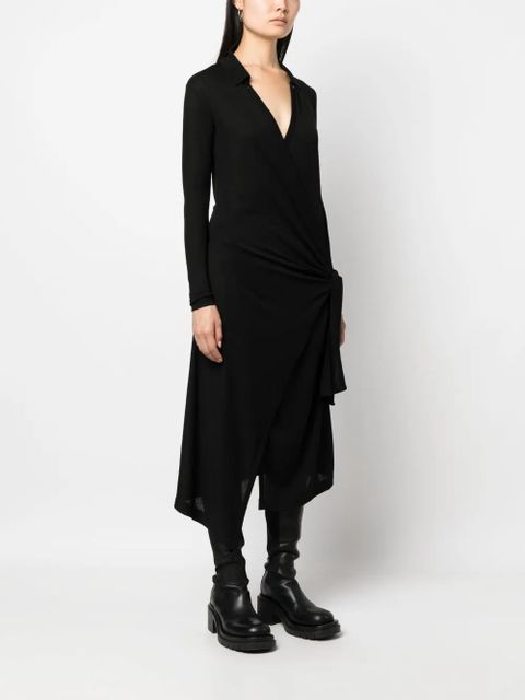 Diesel D-Wrip lyocell-blend midi dress - Black