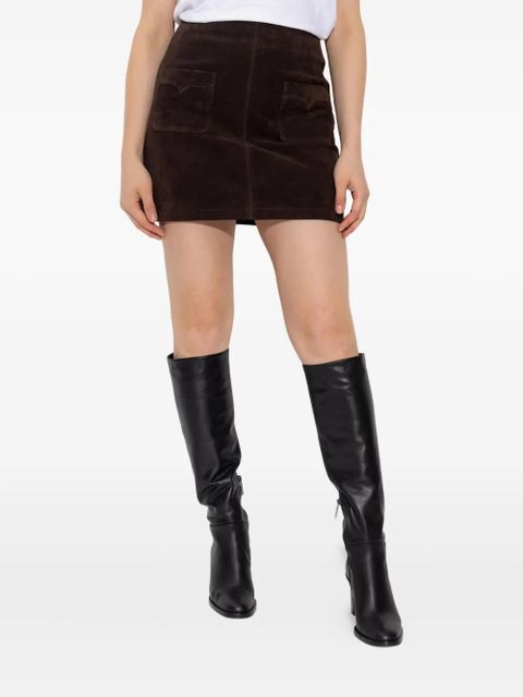 Zadig&Voltaire suede mini skirt - Brown - zdjęcie produktu nr 2