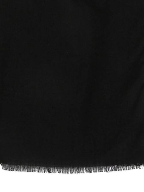 Max Mara Mxapalmeti fringed scarf - Black - zdjęcie produktu nr 2