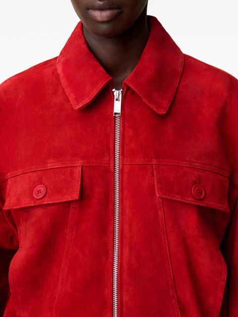 Claudie Pierlot pocket zip-up jacket - Red