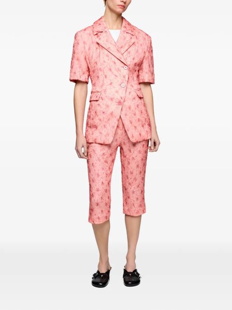 GANNI double-breasted short-sleeve jacket - Pink - zdjęcie produktu nr 2