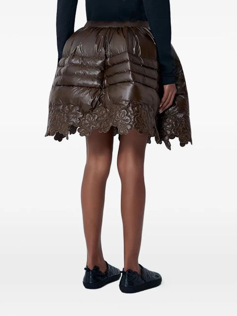 The North Face x Cecilie Bahnsen Elena quilted mini skirt - Brown