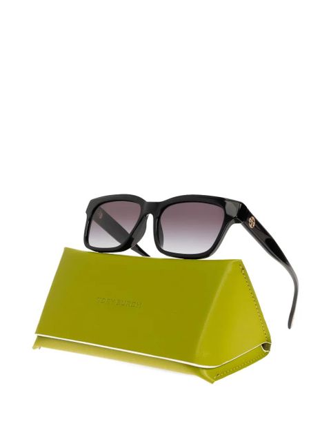 Tory Burch rectangle-frame sunglasses - Black