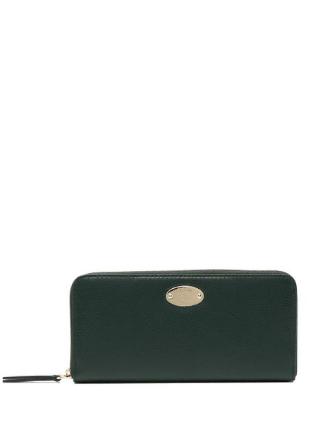 Mulberry logo-plaque zipped purse - Green - zdjęcie produktu nr 1