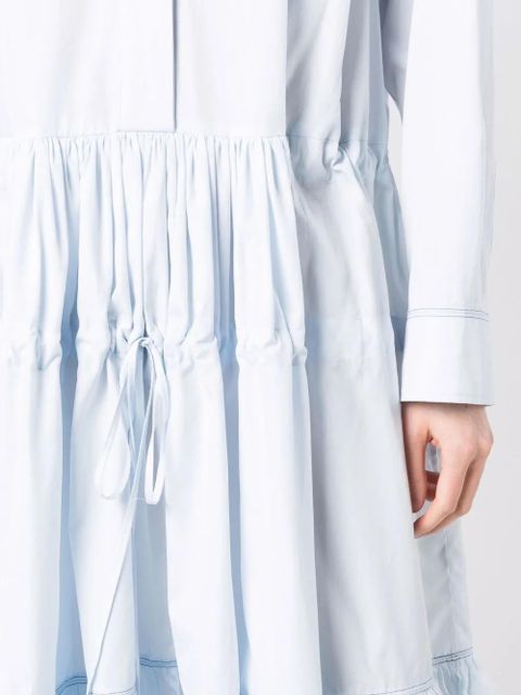 Marni tiered ruched dress - Blue - zdjęcie produktu nr 2