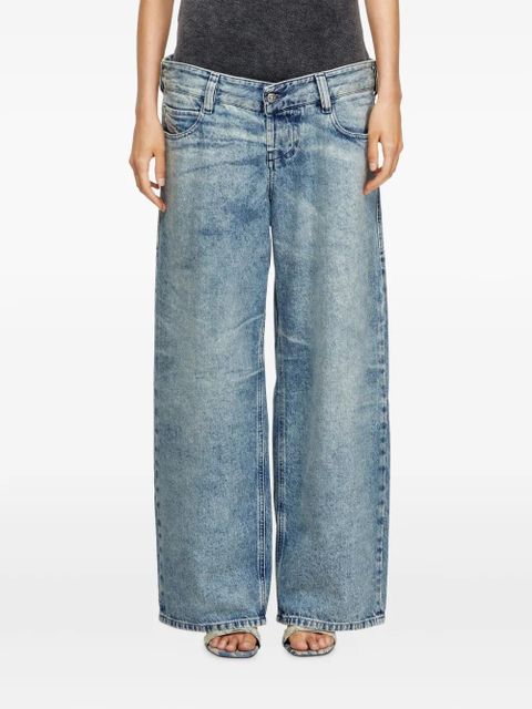 Diesel acid-wash jeans - Blue