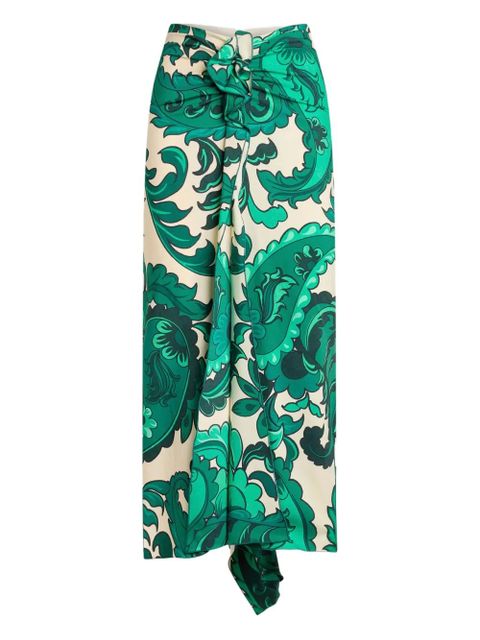 ETRO floral-print skirt - Green - zdjęcie produktu nr 1