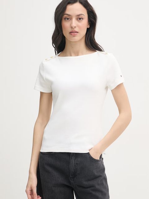 Tommy Hilfiger t-shirt damski bawełniany - zdjęcie produktu nr 2