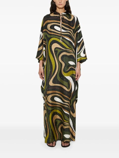 PUCCI Marmo-print maxi dress - Green - zdjęcie produktu nr 2