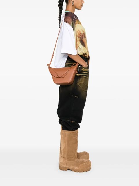 LOEWE mini Hammock shoulder bag - Brown - zdjęcie produktu nr 2