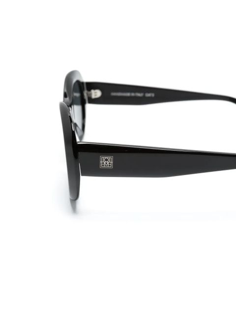 TOTEME oval-frame sunglasses - Black