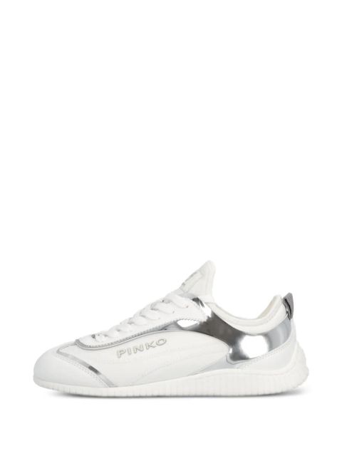 PINKO logo-lettering sneakers - White