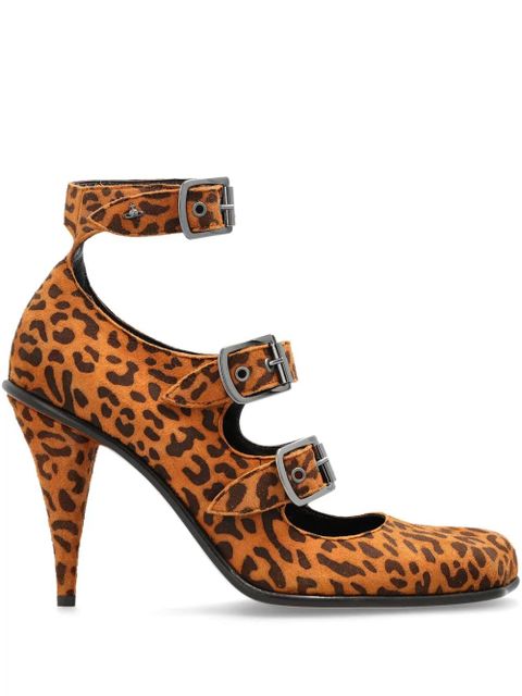 Vivienne Westwood 90mm leopard-print pumps - Brown - zdjęcie produktu nr 1