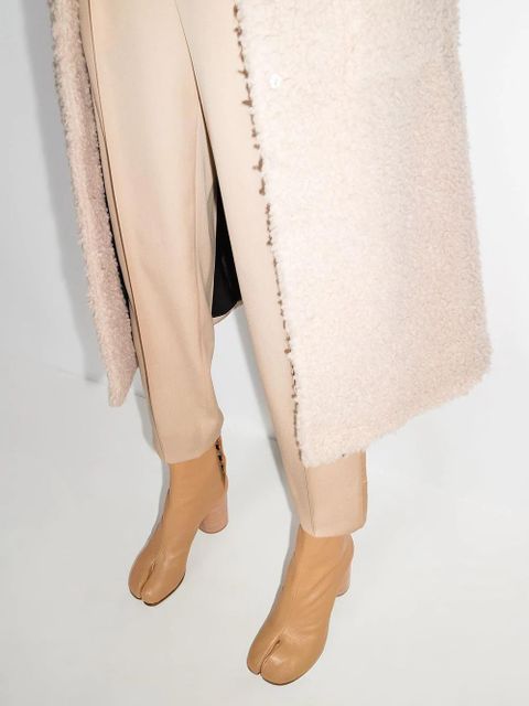 Maison Margiela Tabi 80mm leather ankle boots - Brown