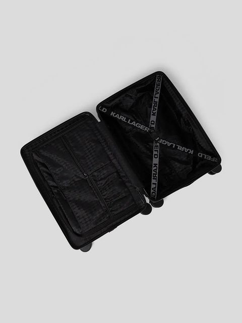 Karl Lagerfeld walizka K/TRAVEL kolor czarny A3W30245