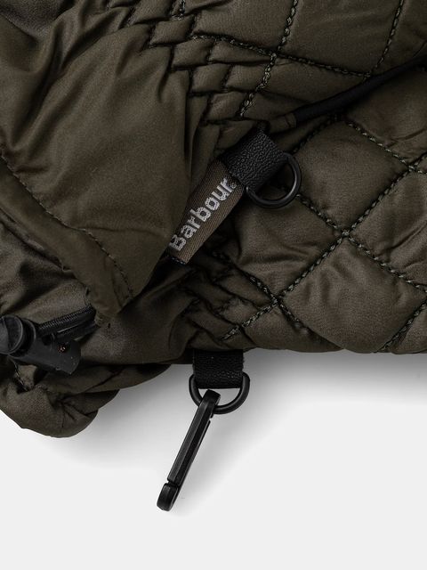 Barbour rękawiczki damskie kolor zielony LGL0142