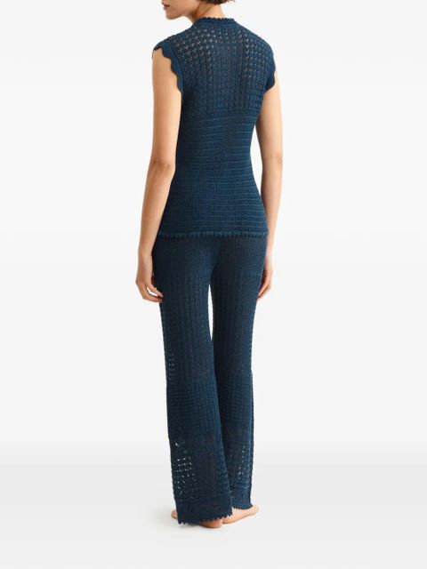 ERES Emblème crochet trousers - Blue