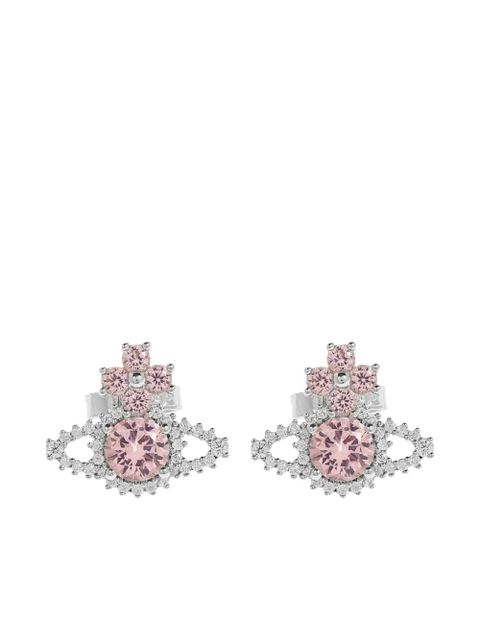 Vivienne Westwood Orb crystal-embellished earrings - Silver