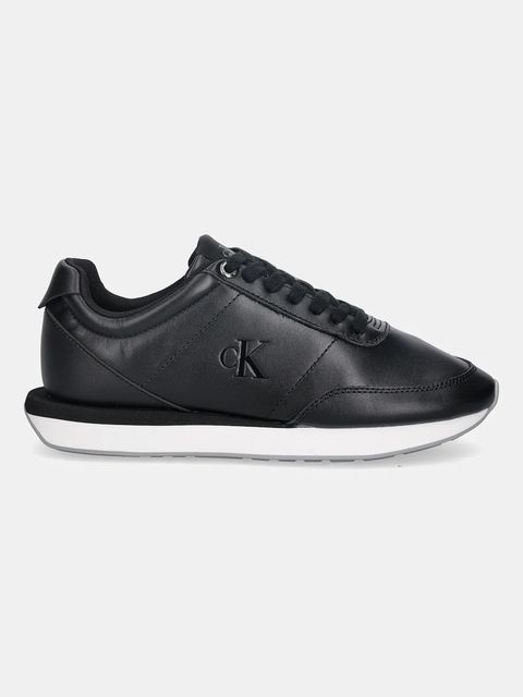 Calvin Klein sneakersy RETRO RUNNER LACE UP LTH MG damskie kolor czarny YW0YW01942 - zdjęcie produktu nr 2