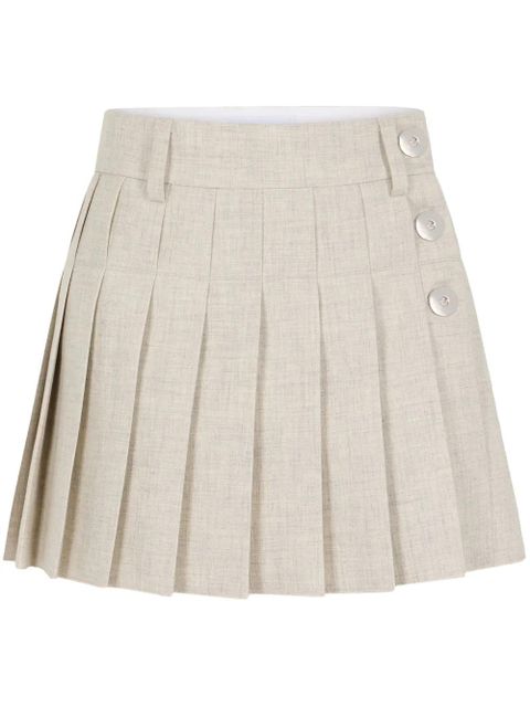 Rabanne pleated mini skirt - Neutrals - zdjęcie produktu nr 1