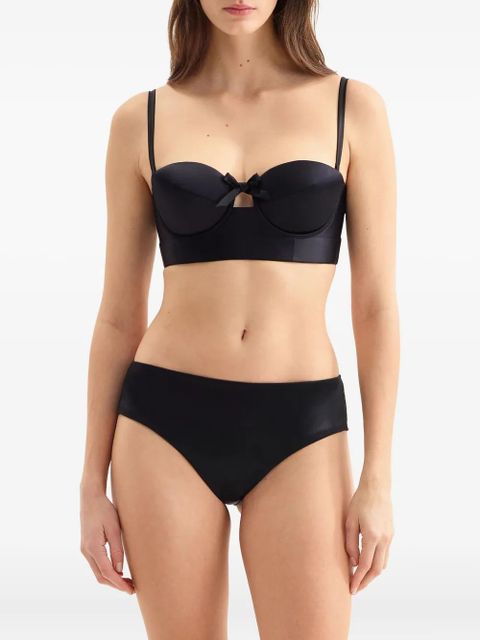 ERES Patti bow-detail thong - Black - zdjęcie produktu nr 2