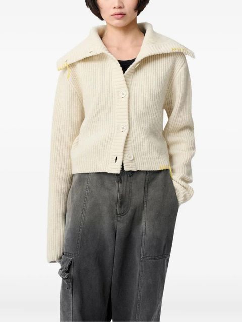 Axel Arigato Celine ribbed cardigan - Neutrals