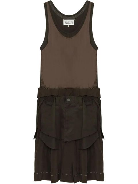 Maison Margiela poplin midi dress - Brown - zdjęcie produktu nr 1
