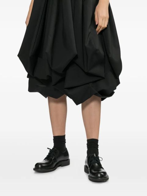 Comme Des Garçons voluminous midi dress - Black
