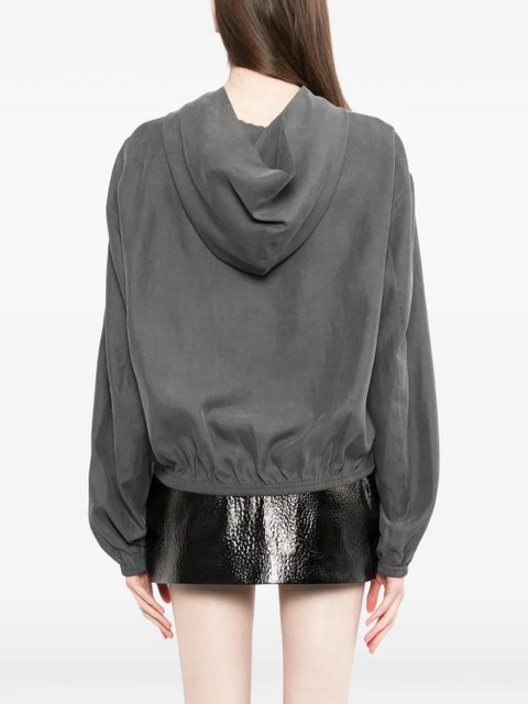 Alexander Wang buttoned oversized jacket - Grey