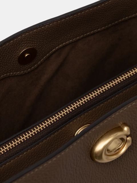 Coach torebka WILLOW kolor brązowy CW624