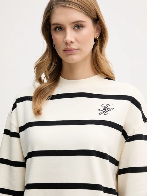 Tommy Hilfiger longsleeve kolor beżowy WW0WW48431