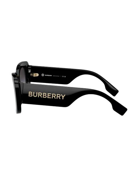 Burberry Eyewear logo-print square-frame sunglasses - Black