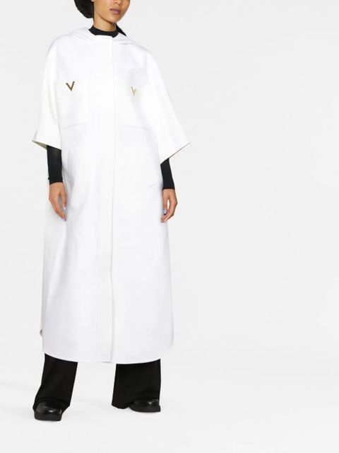 Valentino Garavani VGold hooded cape - Neutrals