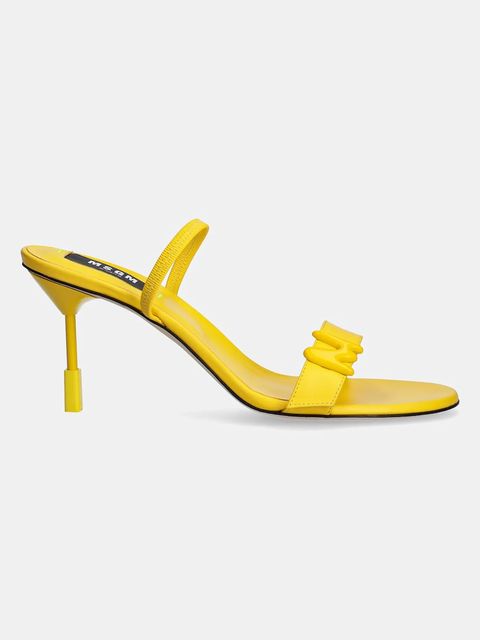 MSGM sandały skórzane - zdjęcie produktu nr 2