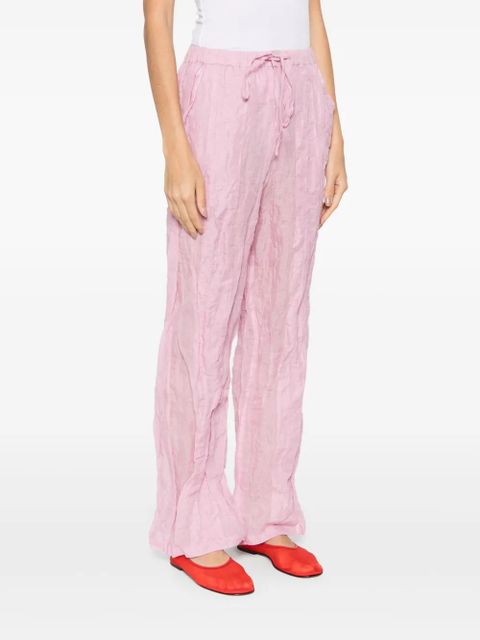 Christopher Esber crushed multi-panelled trousers - Pink