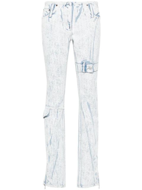 Acne Studios low-rise tapered-leg jeans - Blue - zdjęcie produktu nr 1