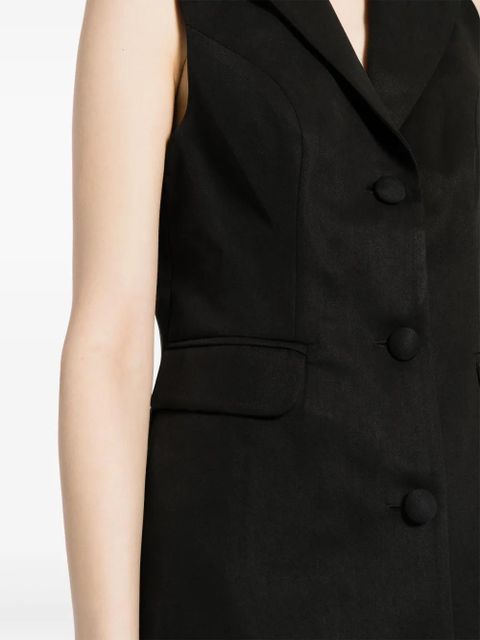 Reformation Billie tailored gillet - Black