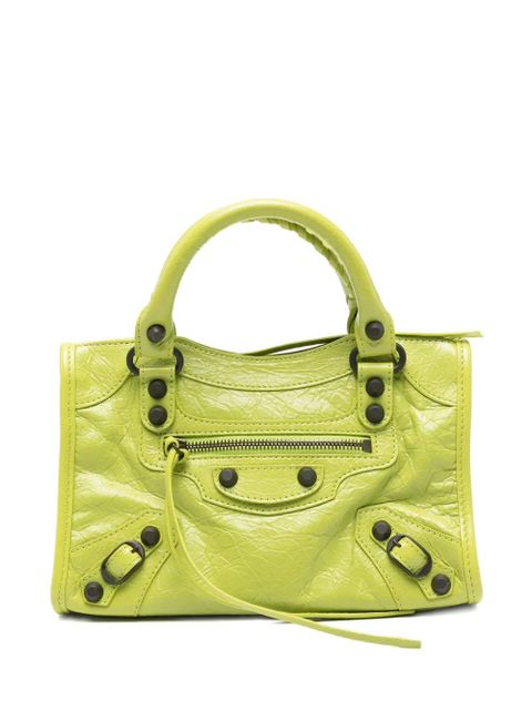 Balenciaga mini Le City tote bag - Green - zdjęcie produktu nr 1